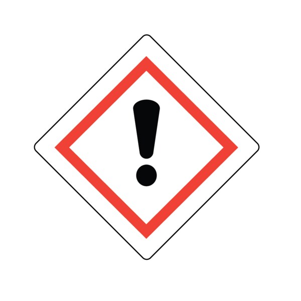 GHS Pictogram Label - Irritant 4" x 4"